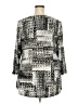 JM Collection Silver 3/4 Sleeve Blouse Size 2X - photo 2