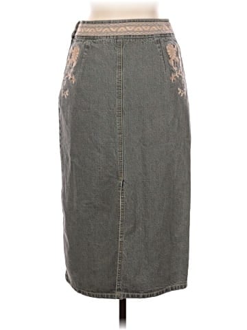 Willi Smith Denim Skirt (view 2)
