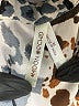 Moon Orchid 100% Polyester Animal Print Brown Long Sleeve Blouse Size XS - photo 7