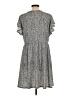 ABound Print Gray Casual Dress Size L - photo 2