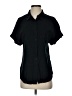 Assorted Brands 100% Cotton Black Short Sleeve Blouse Size S - photo 1