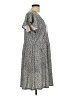 ABound Print Gray Casual Dress Size L - photo 4