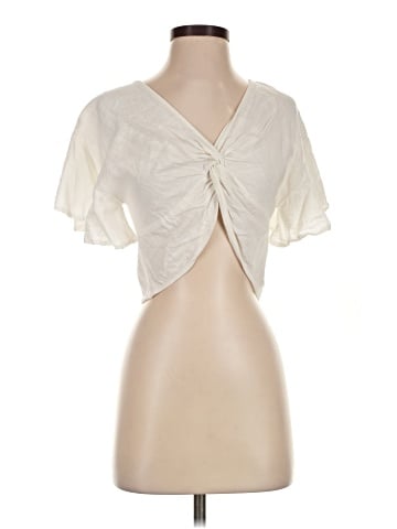Pookie & Sebastian Short Sleeve Blouse (view 1)