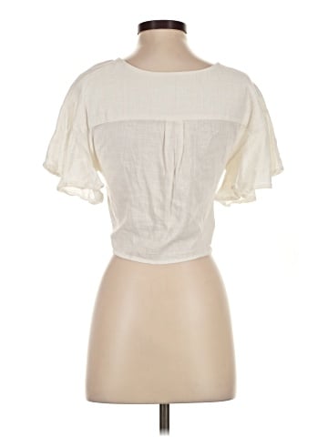 Pookie & Sebastian Short Sleeve Blouse (view 2)