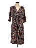 NY Collection Animal Print Black Casual Dress Size L - photo 1
