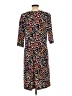 NY Collection Animal Print Black Casual Dress Size L - photo 2