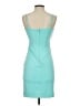 Bebe 100% Polyester Solid Teal Cocktail Dress Size XS - photo 2