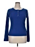 Unbranded Blue Long Sleeve Henley Size XL - photo 1