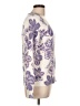 Ann Taylor LOFT Paisley Purple Pullover Sweater Size L - photo 4