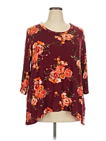 Green Envelope 3/4 Sleeve Blouse (view 1)