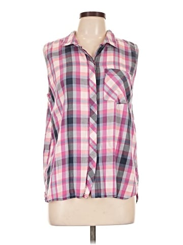 CALVIN KLEIN JEANS Sleeveless Button-Down Shirt (view 1)