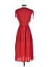 Assorted Brands 100% Polyester Polka Dots Red Casual Dress Size XS - photo 2