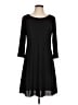 Nik and Nash Solid Black Casual Dress Size L - photo 1
