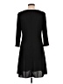 Nik and Nash Solid Black Casual Dress Size L - photo 2