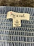 Assorted Brands 100% Cotton Blue 3/4 Sleeve Blouse Size S - photo 7