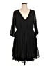 Torrid 100% Polyester Solid Black Cocktail Dress Size 1X Plus (1) - photo 1
