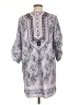 Urban Coco 100% Polyester Paisley Gray Casual Dress Size L - photo 2