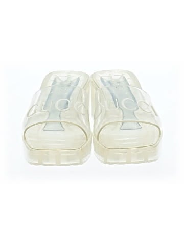 Gucci Rubber Logo Platform Slide Sandals (view 2)