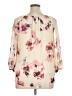 Alyx 100% Polyester Floral Ivory 3/4 Sleeve Blouse Size XL - photo 2