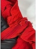 Valentino Solid Red Wool pleated midi skirt Size 6 - photo 8