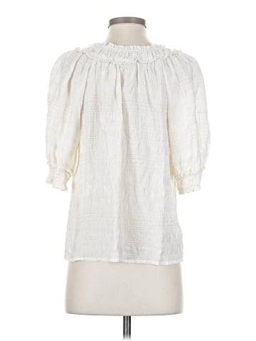 Max Studio 3/4 Sleeve Blouse (view 2)