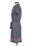 Max Studio Print Blue Casual Dress Size M - photo 5