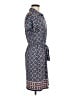 Max Studio Print Blue Casual Dress Size M - photo 4