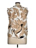 Unbranded Tan Sleeveless Blouse Size XL - photo 2