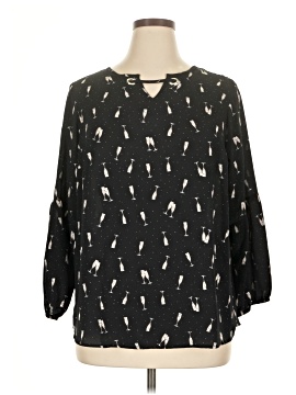 Roz & Ali 3/4 Sleeve Blouse (view 1)