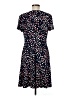 Connected Apparel Hearts Blue Casual Dress Size 8 - photo 2