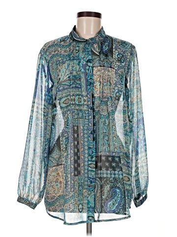 Susan Graver Long Sleeve Blouse (view 1)