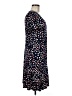 Connected Apparel Hearts Blue Casual Dress Size 8 - photo 4