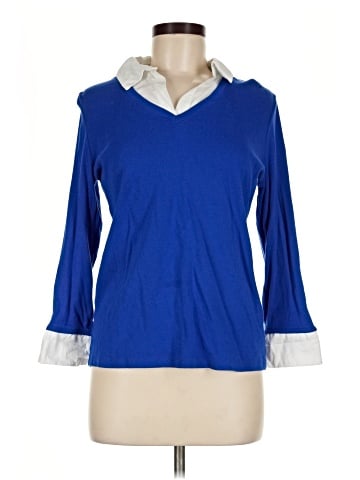 Karen Scott 3/4 Sleeve Blouse (view 1)