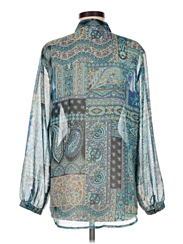 Susan Graver Long Sleeve Blouse (view 2)