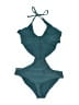 H&M Solid Teal One Piece Swimsuit Size 8 - photo 1