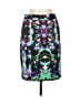Milly Graphic Teal Black Casual Skirt Size 6 - photo 1