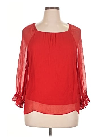 JM Collection 3/4 Sleeve Blouse (view 1)