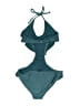 H&M Solid Teal One Piece Swimsuit Size 8 - photo 2