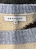 Crescent Color Block Blue Pullover Sweater Size M - photo 7