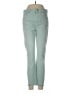Ann Taylor Color Block Green Jeans Size 8 - photo 1
