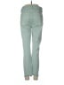 Ann Taylor Color Block Green Jeans Size 8 - photo 2