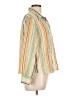 Unbranded Stripes Green Long Sleeve Blouse Size L (estimated) - photo 4