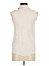 Myrtlewood Ivory Sleeveless Button-Down Shirt Size M - photo 2