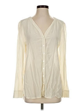 Eileen Fisher Long Sleeve Silk Top