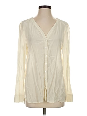 Eileen Fisher Long Sleeve Silk Top (view 1)