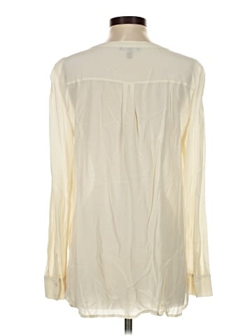 Eileen Fisher Long Sleeve Silk Top (view 2)