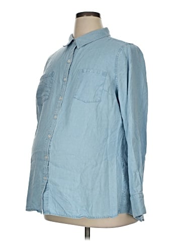 Ingrid + Isabel Long Sleeve Button-Down Shirt (view 1)