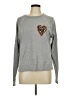 Stella & Dot Hearts Gray Pullover Sweater Size L - photo 1