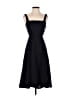 Theory 100% Polyester Solid Black Cocktail Dress Size 00 - photo 1