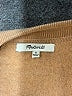 Madewell 100% Wool Tan Bomber Sweater-Jacket Size M - photo 7